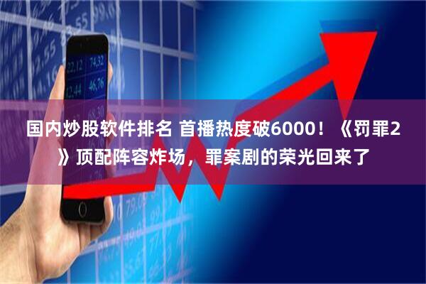 国内炒股软件排名 首播热度破6000！《罚罪2》顶配阵容炸场，罪案剧的荣光回来了
